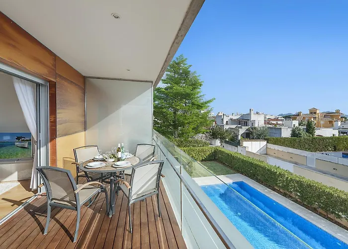 Penthouse Rosas 1c شقة *